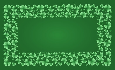  Frame with clover leaves