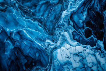 Fototapety  Swirls of blue marble. Liquid marble texture. Fluid art. abstract waves skin wall luxurious art ideas. 