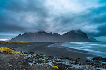 Landscape of the Beach of Stokksnes (Iceland)