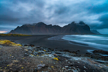 Landscape of the Beach of Stokksnes (Iceland)