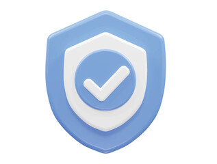 Verified icon 3d rendering vector