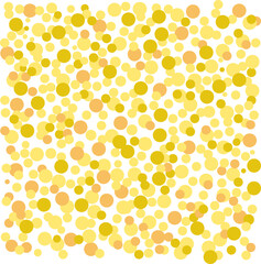 Colorful spotted background in yellow and gold colors