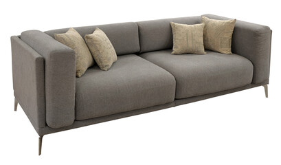 Sofa isolated on white background. Including clipping path