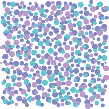 Colorful spotted background in blue and purple colors