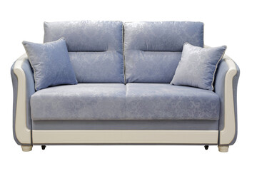 Sofa isolated on white background. Including clipping path