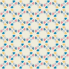 Abstract geometric art deco, background pattern.