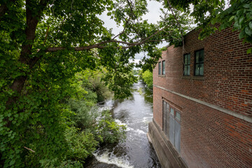 old mill on the Rideau River in Merrickville, Ontario, Canada