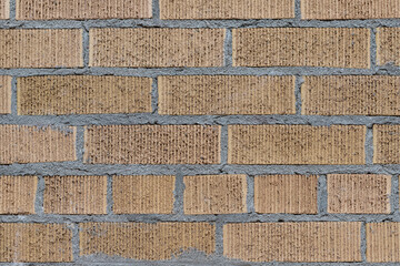 Obraz premium Old brown brick wall close up textured background