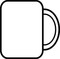 Linear Icon Kitchen Set Mug or Glass or Cup