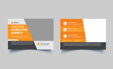 corporate postcard design template