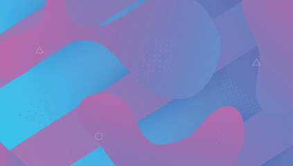 Dynamic Design. Technology Brochure. Cool Modern Background. Plastic Paper. Neon Texture. Blue Vibrant Poster. Gradient Banner. Wavy Landing Page. Lilac Dynamic Design