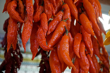 exotic spices on the farmers market of madeira