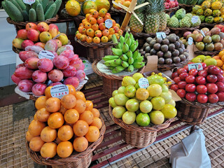 tasty fruit from madeiras farmers market