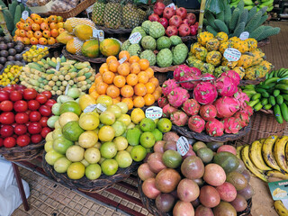 tasty fruit from madeiras farmers market