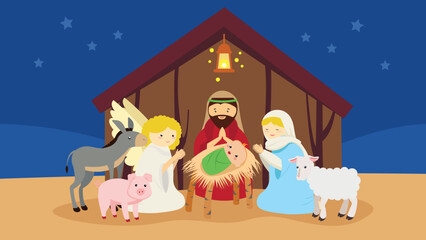 holiday christmas, birth of jesus