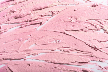 With different colors, acrylic paints and versions. Shooting for cosmetics, paint and skin care