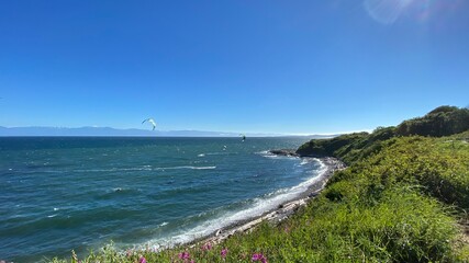 sea sky marine wave wind coast west 