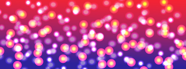 Colorful bokeh background. Holiday concept and celebration background for New Year, Anniversary, Wedding, Birthday and many more. Abstract bokeh lights background. Defocused bokeh blur lights. 