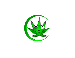 cannabis frogs logo