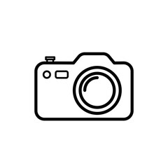 Photo camera vector icon 