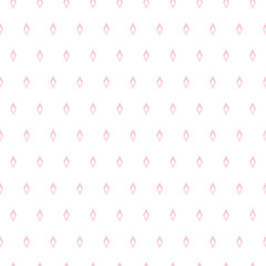 Cute seamless hand-drawn patterns. Stylish modern vector patterns with diamonds of bright pink and light pink color. Funny Children's Repeating Pink Print