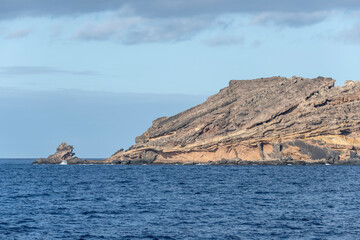 Fototapeta na wymiar volcanic layers at Da Patacha cape, Porto Santo island
