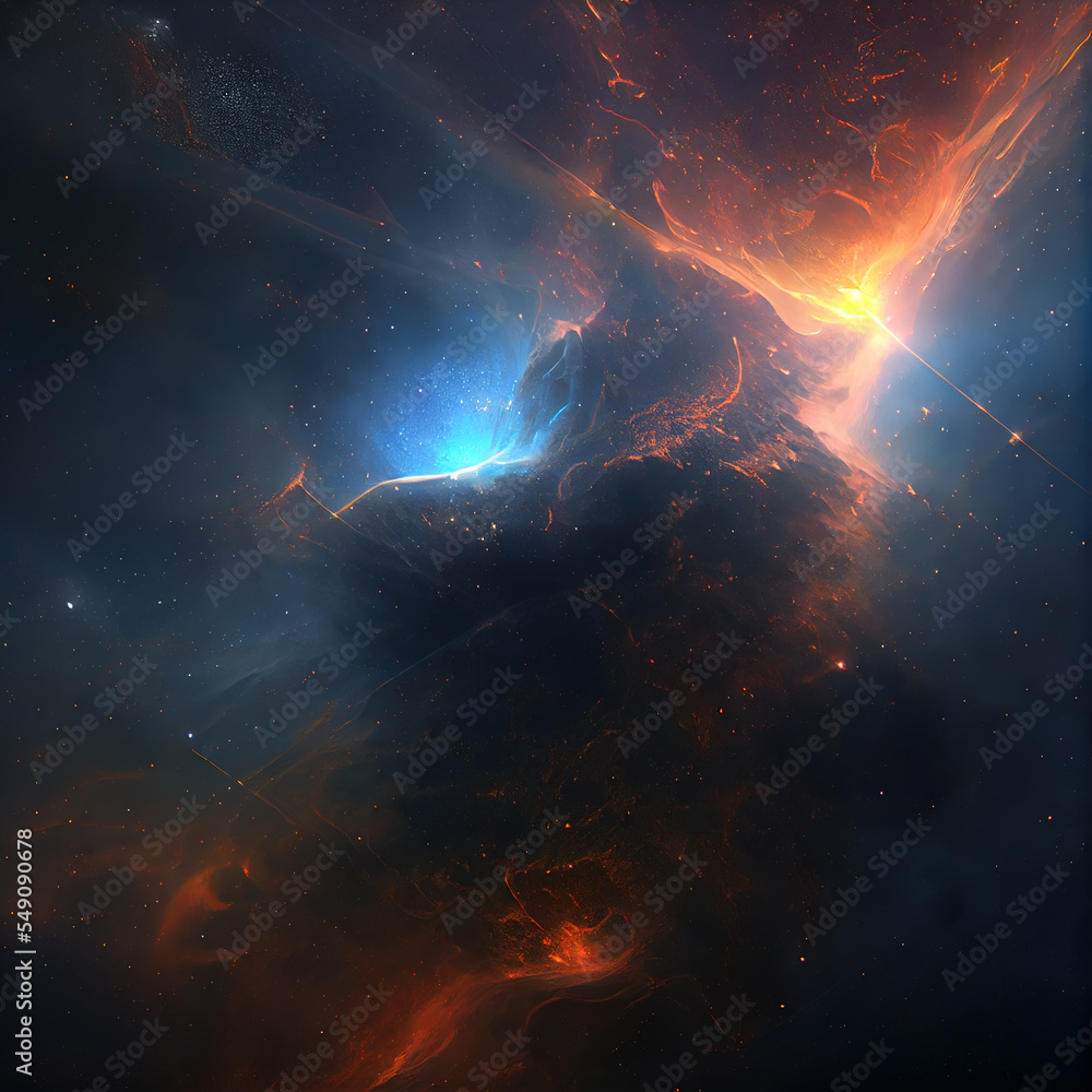 Wall mural galaxy