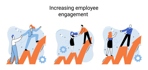 Increasing employee engagement, fellow workers assessment. Making career development plan, professional roadmaps for employees in company, development prospects and ways to achieve their goals