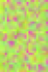 bright neon green and magenta pixel background with copy space