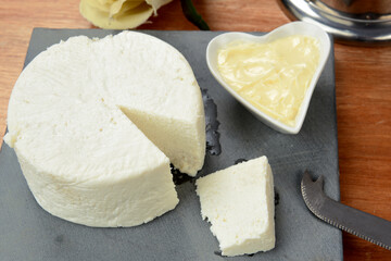 ricotta cheese with butter healthy food snack