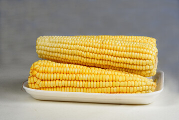 corn natural and healthy food cereal of high nutritional qualities.