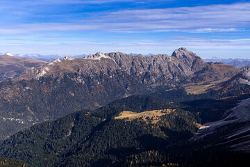 Obraz na płótnie Canvas Seceda, Włochy , Dolomity, Tyrol, góry, wschód słońca, zachód słońca