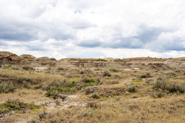 Badlands landscape, Dinosaur Provincial Park, Alberta