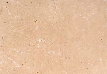 Travertine light texture background. Natural stone slab photography.