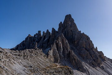 Tre Cime de Laveredo, Dolomity, Włochy, Italy, Tyrol, Alpy, góry © Daniel Folek