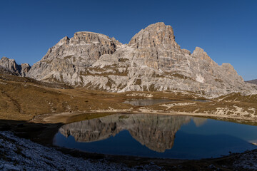 Tre Cime de Laveredo, Dolomity, Włochy, Italy, Tyrol, Alpy, góry © Daniel Folek