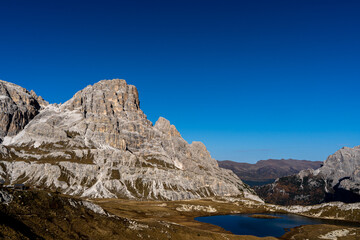 Tre Cime de Laveredo, Dolomity, Włochy, Italy, Tyrol, Alpy, góry © Daniel Folek