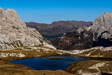 Tre Cime de Laveredo, Dolomity, Włochy, Italy, Tyrol, Alpy, góry © Daniel Folek