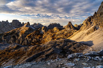 Tre Cime de Laveredo, Dolomity, Włochy, Italy, Tyrol, Alpy, góry