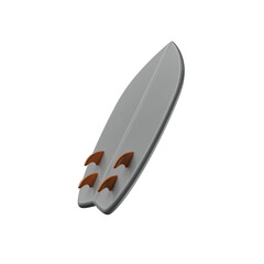 Surfboard illustration 3D