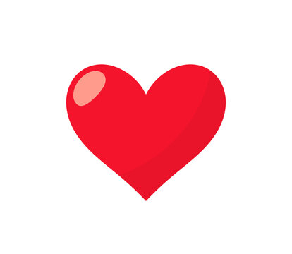Heart icon symbol illustration.