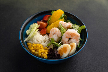delicious seafood dishes in the restaurant
