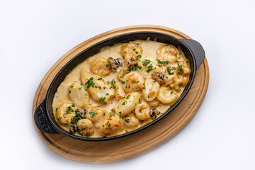 delicious seafood dishes in the restaurant
