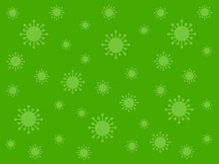 Coronavirus Green Background