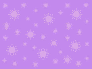 Coronavirus Purple Background
