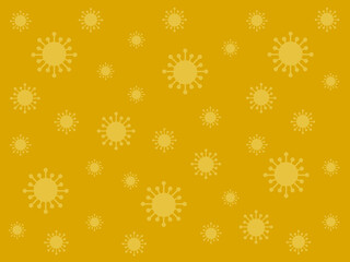 Coronavirus Yellow Background