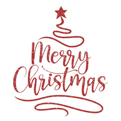 merry christmas lettering
