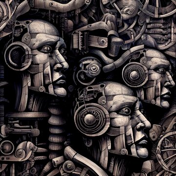 Midjourney abstract render of a mental disorder