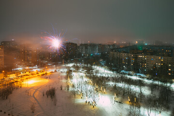 time lapse of traffic at night