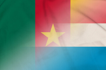 Cameroon and Luxembourg state flag international relations LUX KHM